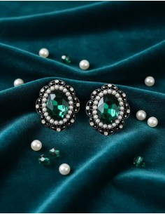 Par De Aros Con Strass... 2