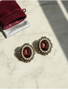 Par De Aros Con Strass...