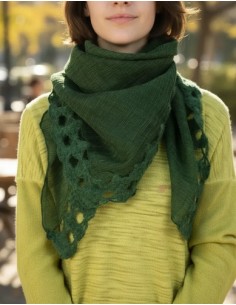 Pashmina Bufanda Con Borde...