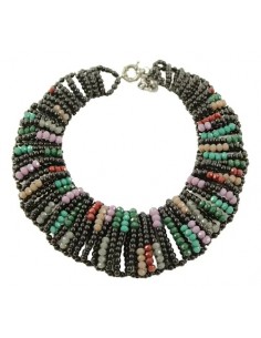 Collar Corto Cuentas Negras... 2