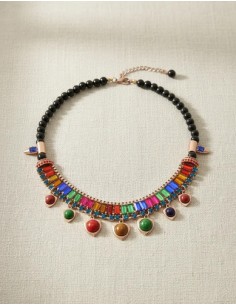 Collar Corto Simil Perlas...