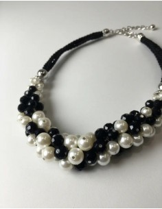 Collar Corto Cordon Negro... 2