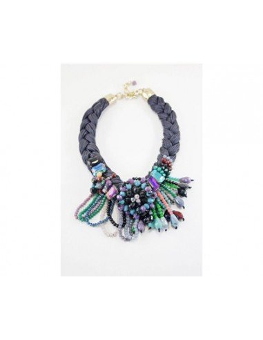 COLLAR TRENZADO FLOR