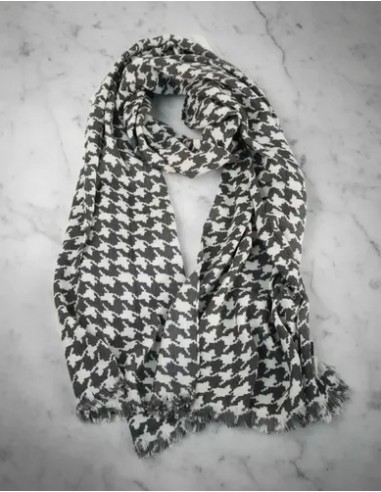 Pashmina Italiana Piel De Pool Gris...