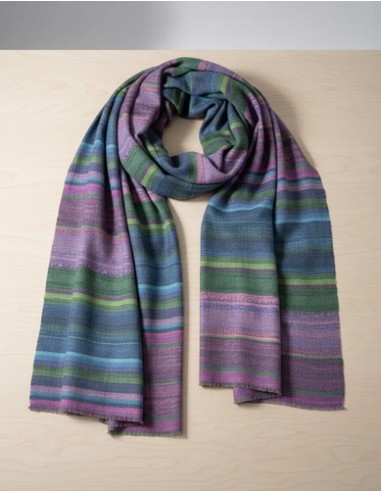 Pashmina Italiana Rayada Multicolor...