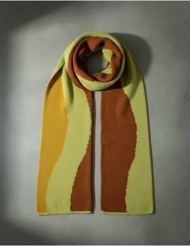 Bufanda Italiana Tejida Ondas...