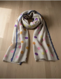 Pashmina Lana Lunares... 2
