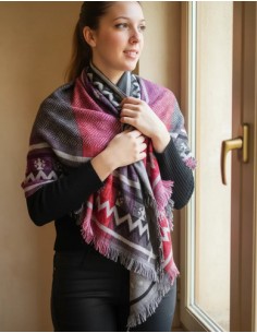 Pashmina Chal Tipo Incaico...