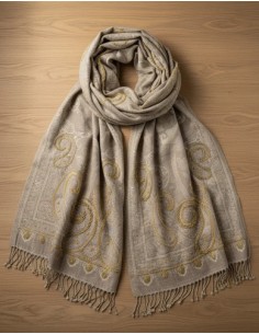 Pashmina Beige-cruda...