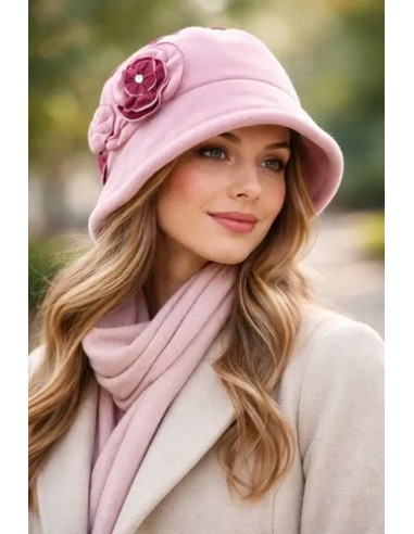 Sombrero Cloche Rosa Blandos Calidad...