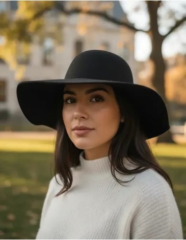 Sombrero Cloche Fedora Ala Ancha...