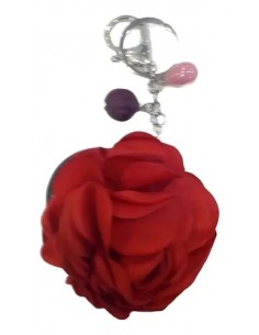 Llavero Mosqueton Rosa Roja... 2
