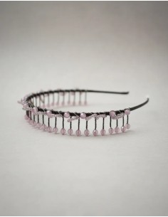 Vincha De Metal Peine Tiara...
