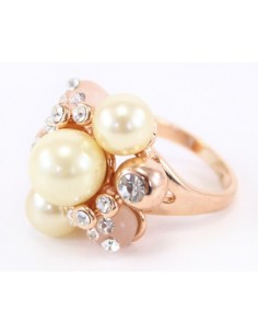 ANILLO PERLAS CON STRASS