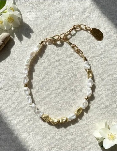 Collar Corto Con Simil Perlas...