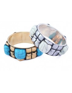Pulsera Piedras Y Tachas... 2