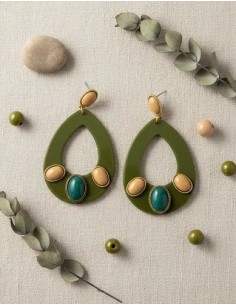 Aros Zarcillos Ovalos Con... 2