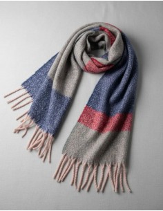 Bufandon Pashmina Gris Azul... 2