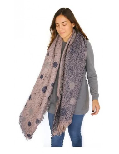 Bufandon Pashmina Con Lunares...