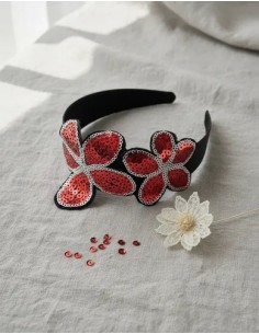 Vincha Velvet Tiara Ancha...