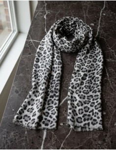Pashmina Chal Atigrada Gris... 2