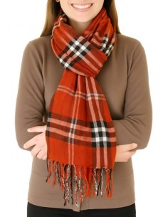 Pashmina Bufanda A Cuadros...