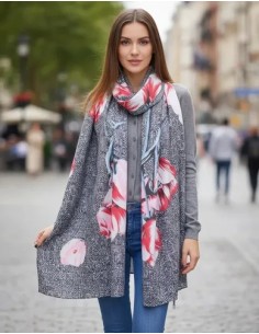 Pashmina Bufanda Floreada...