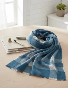 Pashmina Italiana A Cuadros...