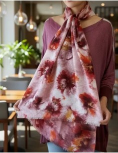 Pashmina Chal Floreada...