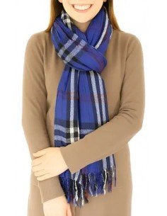 Pashmina Bufanda A Cuadros...