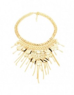 COLLAR MONEDAS CON STRASES