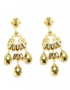 PAR DE AROS 3 GOTAS CON...