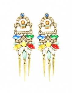 PENDIENTES MULTICOLOR...